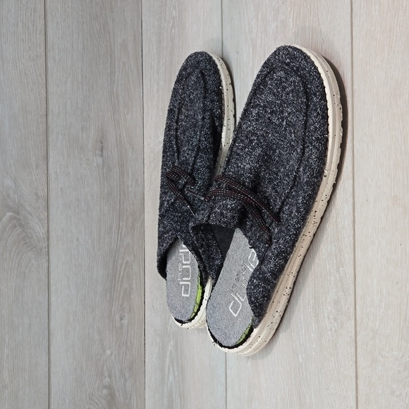 Hey Dude Mens Wool Collection Mule shoes flats sz 10 - Picture 1 of 10